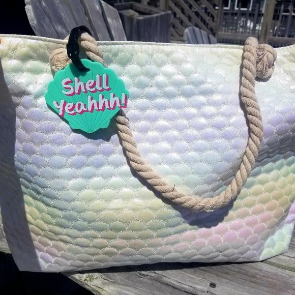 Iridescent Mermaid Tote Bag - Picture 3 of 5